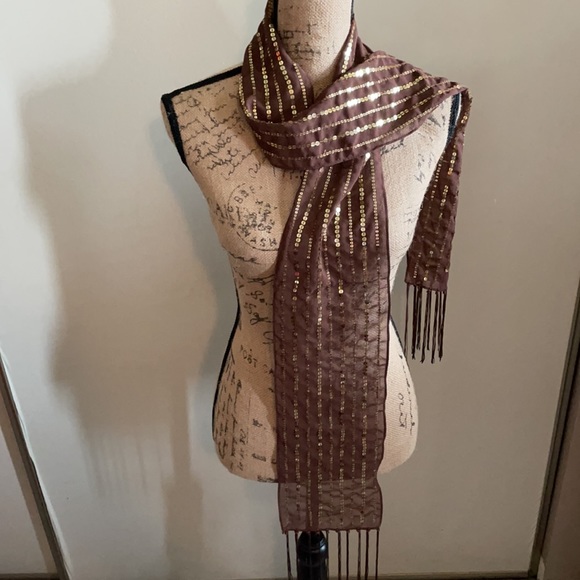 Lot of two autumn slim scarves - Picture 4 of 6